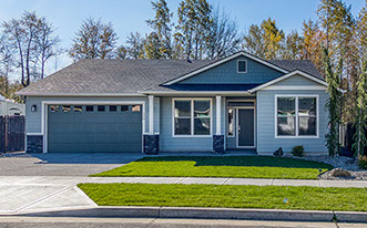 New home construction in Silver Lake, Washington by Universal Construction and Bradley S Thomas Construction. 1604  square foot floor plan
