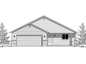 New homes in Silver Lake, WA. Presented by Cano Real Estate. 1556 square foot plan