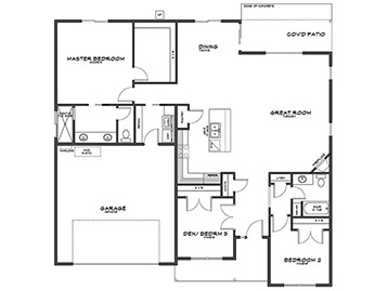 New homes in Silver Lake, WA. Presented by Cano Real Estate. 1790 square foot plan
