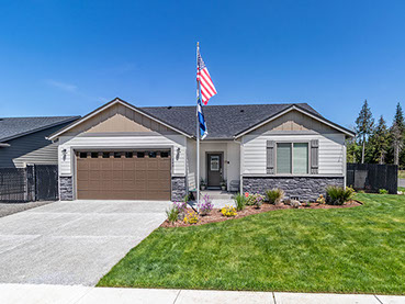 New homes in Silver Lake, WA. Presented by Cano Real Estate. 1580 square foot plan