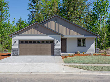 New homes in Silver Lake, WA. Presented by Cano Real Estate. 1556 square foot plan