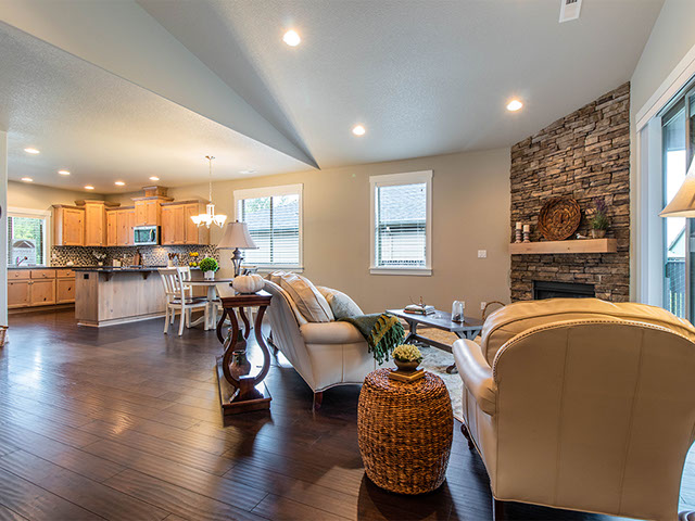 New homes in Silver Lake, WA. Presented by Cano Real Estate. 1556 square foot plan