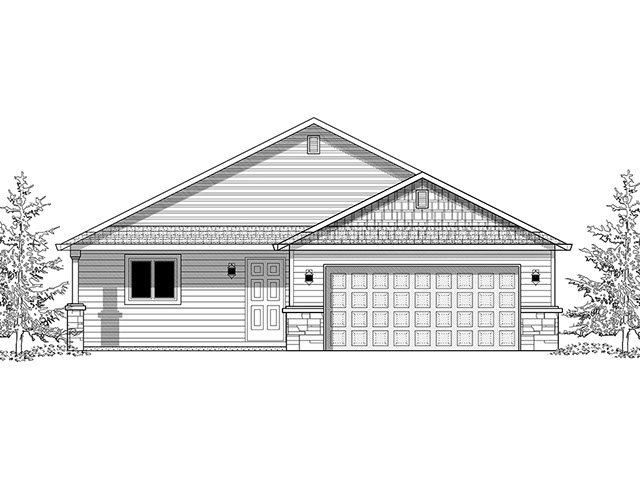 New homes in Silver Lake, WA. Presented by Cano Real Estate. 1556 square foot plan