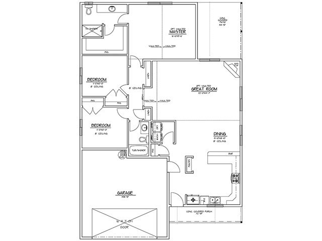 New homes in Silver Lake, WA. Presented by Cano Real Estate. 1556 square foot plan