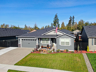 New affordable one level homes in Silver Lake Village