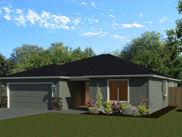 New homes in Silver Lake, WA. Presented by Cano Real Estate. 1534 square foot plan