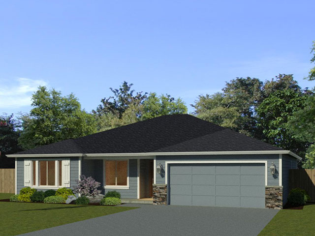 New homes in Silver Lake, WA. Presented by Cano Real Estate. 1665 square foot plan